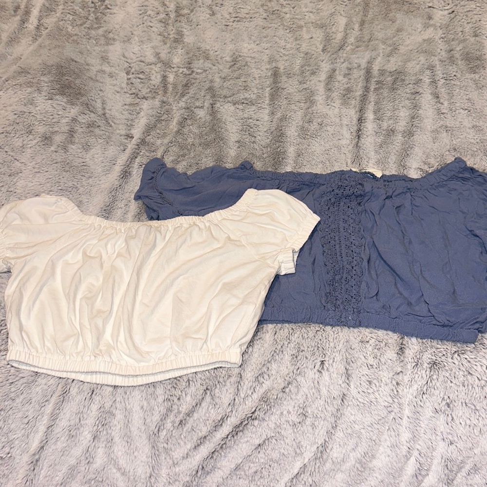 never worn bundle of two off the shoulder tops